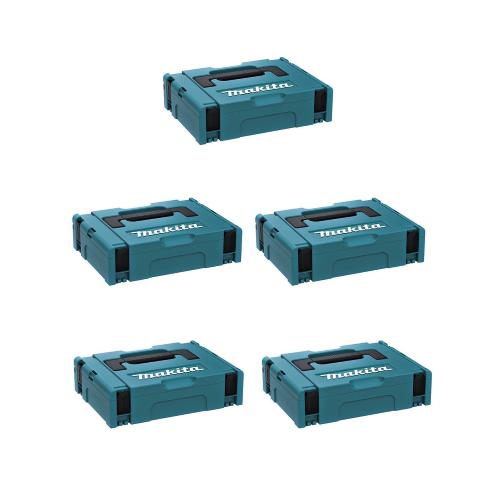 Pack di 5 Valigette MAKITA MAKPAC Tipo 1