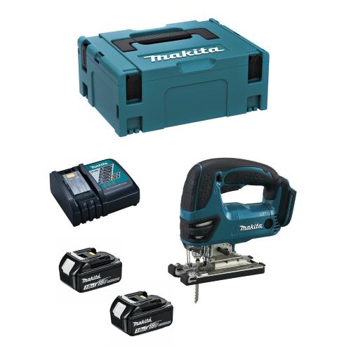 Seghetto Alternativo MAKITA DJV180RFJ (2 x 3,0 Ah + DC18RC + MAKPAC 2)