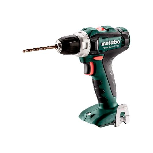 Trapano Avvitatore METABO PowerMaxx BS 12 Set (2 x 2,0 Ah LiHD + SC 36 + Accesorios + Valigetta)