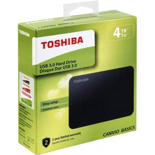 HDD Extern Toshiba Canvio Basics 2,5 4TB (HDTB540EK3CA) mod.  HDTB540EK3CA EAN 4260557512364