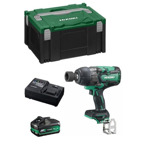 Avvitatore ad Impulsi HIKOKI WR36DBB1X (1 x 4,0Ah/8,0 Ah + UC18YSL3 + Valigetta HSC II)