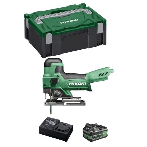 Seghetto Alternativo HIKOKI CJ18DBA1X (1 x 2,5Ah/5,0Ah + UC18YSL3 + Valigetta HSC II)