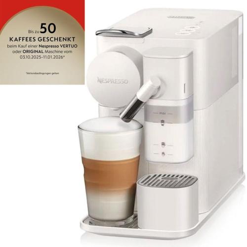 NESPRESSO LATTISSIMA ONE EN 510.W BY DELONGHI, BIANCO MOD. EN510.W EAN 8004399020405
