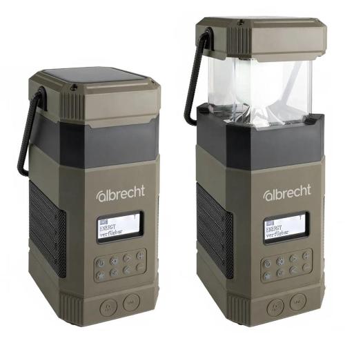 ALBRECHT DR 114 DAB+ OUTDOOR- RADIO WITH CAMPING-LAMP MOD. 27861 EAN 4032661279125