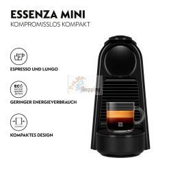 NESPRESSO ESSENZA MINI EN 85.B BY DELONGHI, NERO MOD. EN85.B EAN 439933292808