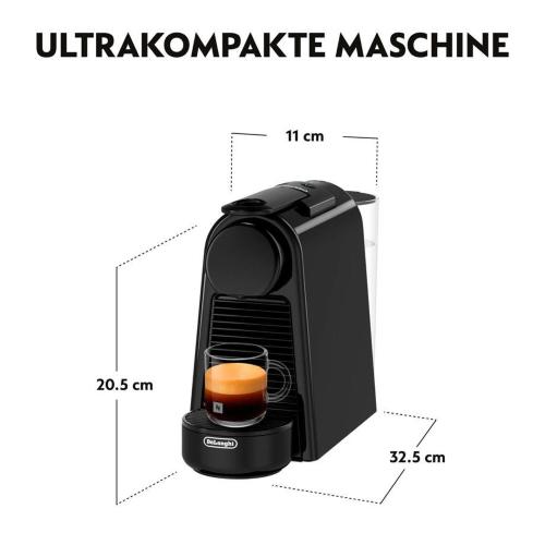 NESPRESSO ESSENZA MINI EN 85.B BY DELONGHI, NERO MOD. EN85.B EAN 439933292808