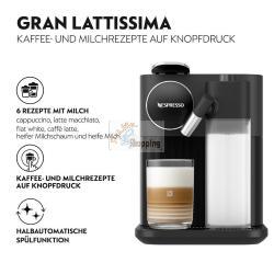 NESPRESSO GRAN LATTISSIMA EN 640.B BY DELONGHI, NERO MOD. 132193539 EAN 8004399024366