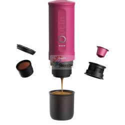 OUTIN NANO MACCHINA DA CAFFÃ¨ ESPRESSO, ROSA MOD. OTEM-01-CR EAN 1240000016444