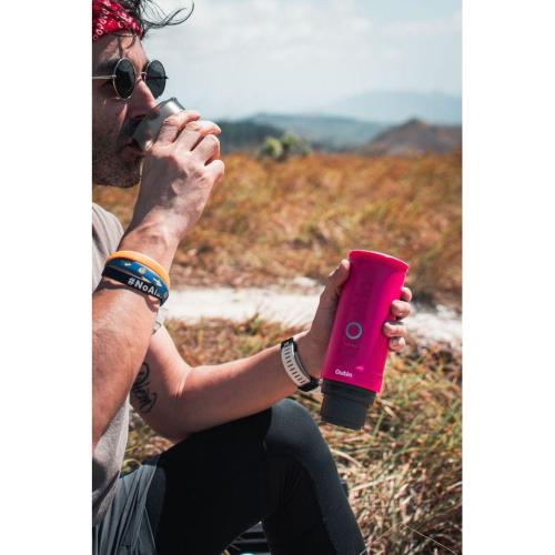 OUTIN NANO MACCHINA DA CAFFÃ¨ ESPRESSO, ROSA MOD. OTEM-01-CR EAN 1240000016444