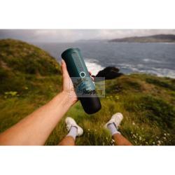 OUTIN NANO MACCHINA DA CAFFÃ¨ ESPRESSO, VERDE BLU MOD. OTEM-01-TEAL EAN 1240000016406