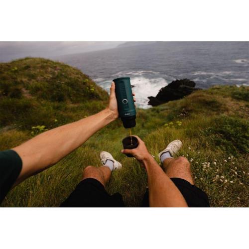 OUTIN NANO MACCHINA DA CAFFÃ¨ ESPRESSO, VERDE BLU MOD. OTEM-01-TEAL EAN 1240000016406