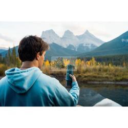 OUTIN NANO MACCHINA DA CAFFÃ¨ ESPRESSO, VERDE BLU MOD. OTEM-01-TEAL EAN 1240000016406