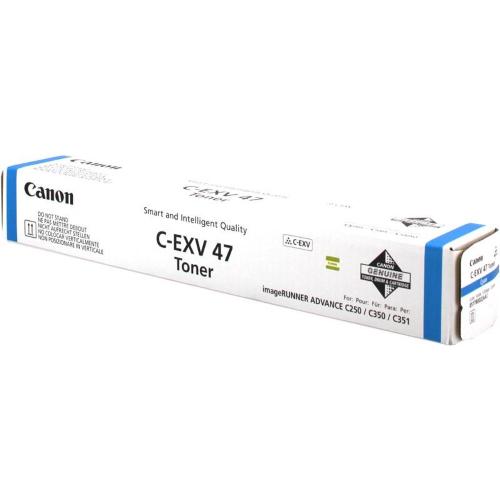 ORIGINALE Canon toner ciano C-EXV47c 8517B002 ~21500 Pagine C-EXV47c 8517B002 EAN 4960999990064