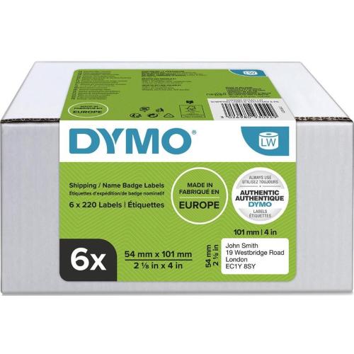 ORIGINALE DYMO Etichette Bianco 2093092 99014 DYMOÂ® LW - Etichette di spedizione/badge nominativi - 54 x 101 mm - 2093092 2093092 99014 EAN 3026980930929