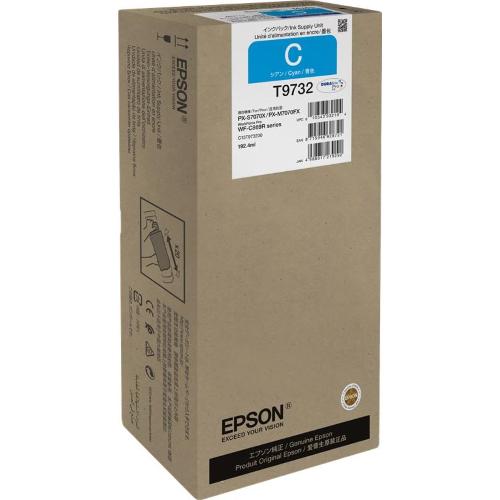 ORIGINALE Epson Cartuccia d'inchiostro ciano C13T97320N T9732 ~22000 Pagine 192,4ml C13T97320N T9732 EAN 8715946728834