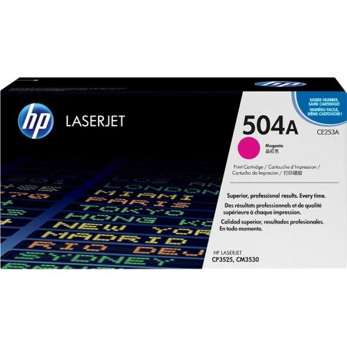 ORIGINALE HP toner magenta CE253A 504A ~7000 Pagine CE253A 504A EAN 883585595723