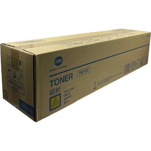 ORIGINALE Konica Minolta toner giallo A9K8250 TN-713Y ~33200 Pagine A9K8250 TN-713Y EAN 4053768193213