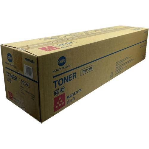 ORIGINALE Konica Minolta toner magenta A9K8350 TN-713M ~33200 Pagine A9K8350 TN-713M EAN 2200000045577
