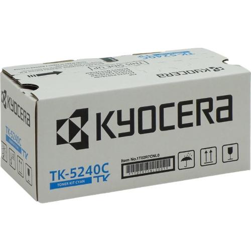 ORIGINALE Kyocera toner ciano TK-5240C 1T02R7CNL0 ~3000 Pagine TK-5240C 1T02R7CNL0 EAN 632983037065