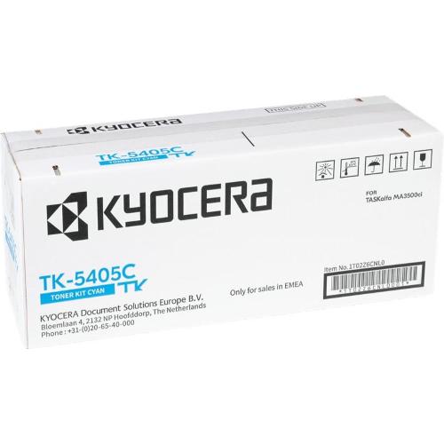 ORIGINALE Kyocera toner ciano TK-5405C 1T02Z6CNL0 ~10000 Pagine TK-5405C 1T02Z6CNL0 EAN 632983073865