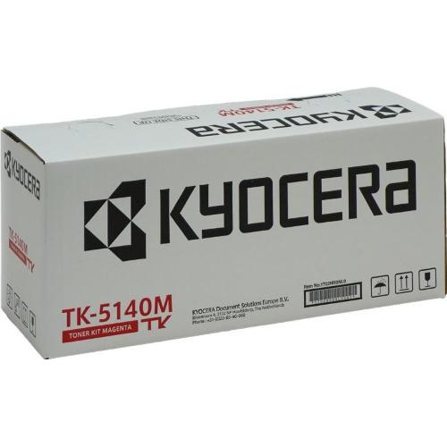 ORIGINALE Kyocera toner magenta TK-5140M 1T02NRBNL0 ~5000 Pagine TK-5140M 1T02NRBNL0 EAN 632983034163