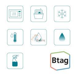 ORIGINALE Brother Nastro Nero su bianco Btag-231 Btag-231 Btag-231 Btag-231 EAN 4977766835787