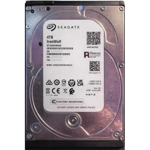 ** PROMO HDD Seagate IronWolf NAS ST4000VN006 4TB Sata III 256MB (D) mod.  ST4000VN006 EAN 7636490078309 ** PROMO