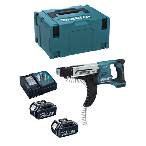 Avvitatore Automatico MAKITA DFR550RTJ (2 x 5,0 Ah + DC18RC + MAKPAC 3)
