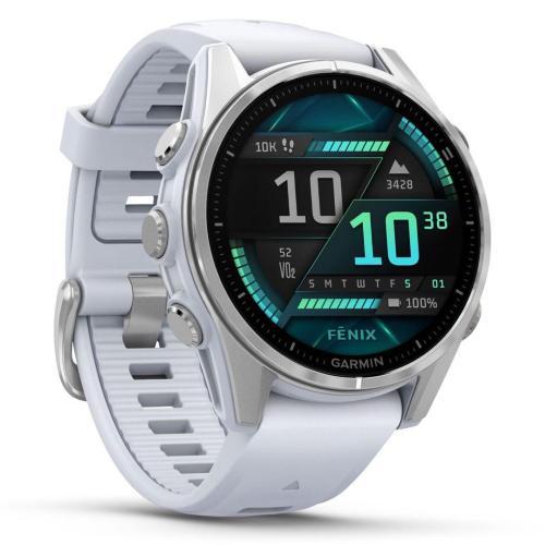GARMIN FENIX 8 (43MM) BIANCO PIETRA/ARGENTO MOD. 010-02903-00 EAN 753759337971