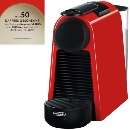 NESPRESSO ESSENZA MINI EN 85.R BY DELONGHI, ROSSO MOD. EN85.R EAN 8004399332096