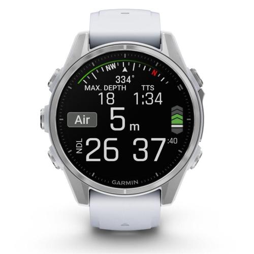 GARMIN FENIX 8 (43MM) BIANCO PIETRA/ARGENTO MOD. 010-02903-00 EAN 753759337971