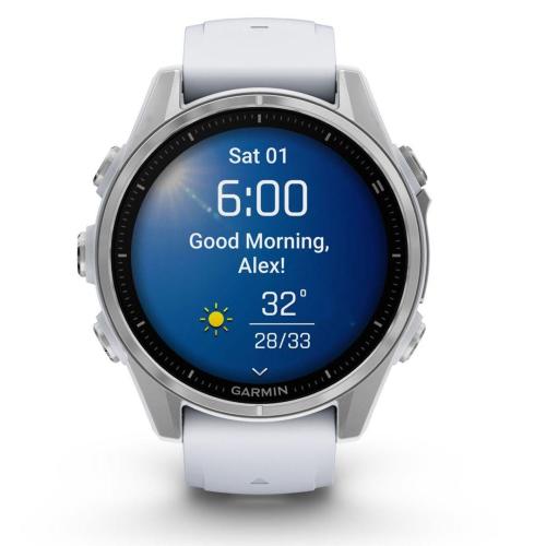 GARMIN FENIX 8 (43MM) BIANCO PIETRA/ARGENTO MOD. 010-02903-00 EAN 753759337971