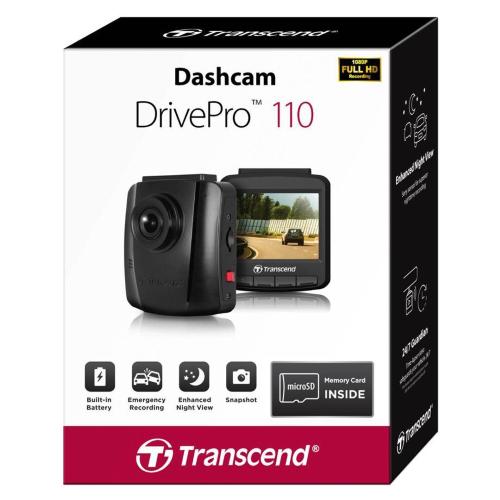TRANSCEND DRIVEPRO 110 ONBOARD CAMERA INCL. 32GB MICROSDHC MLC MOD. TS-DP110M-32G EAN 760557843061