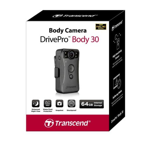 TRANSCEND DRIVEPRO BODY 30 64GB MOD. TS64GDPB30A EAN 760557839026
