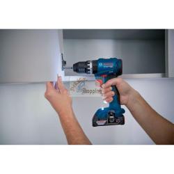 Trapano a Percussione BOSCH GSB 18V-45 (2 x 2,0 Ah + GAL18V-20 + L-Boxx 136)