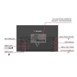 VERBATIM PM-15 FULL HD MONITOR LIGHT MOD. 32401 EAN 23942324010