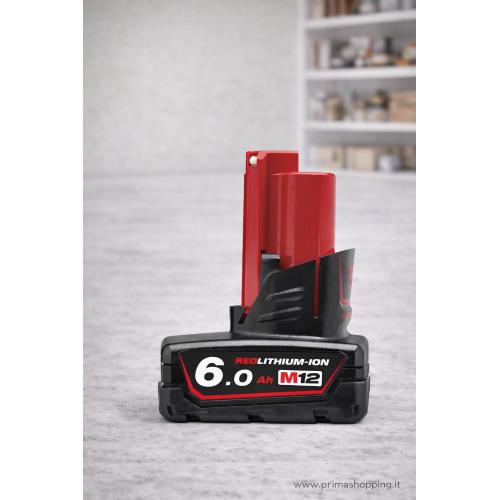Milwaukee M12B6 Battery 1x6Ah 12V Li-Ion