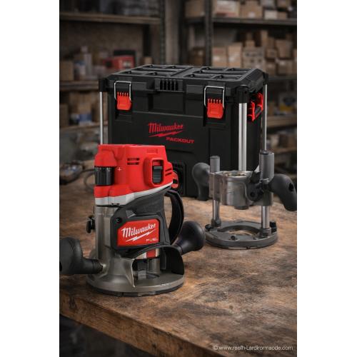 Fresatrice Milwaukee M18FR12KIT-0P (Solo corpo + Packout XL)