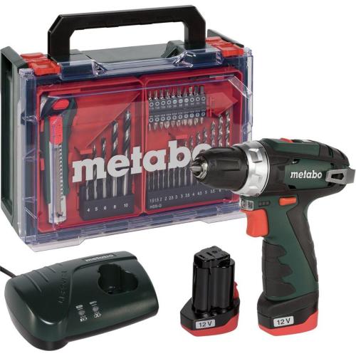 METABO POWERMAXX BS BASIC KIT TRAPANO AVVITATORE A BATTERIA MOD. 600080710 EAN 4061792249462