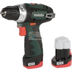 METABO POWERMAXX BS BASIC KIT TRAPANO AVVITATORE A BATTERIA MOD. 600080710 EAN 4061792249462