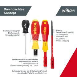 WIHA 2872T13 TORQUEVARIO-S ELECTRIC 0,8-5,0 NM MOD. 40674 EAN 4010995406745