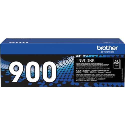 ORIGINALE Brother toner nero TN-900BK 900 ~6000 Pagine TN-900BK 900 EAN 4977766735094
