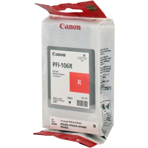ORIGINALE Canon Cartuccia d'inchiostro Rosso PFI-106r 6627B001 130ml PFI-106r 6627B001 EAN 4960999909561