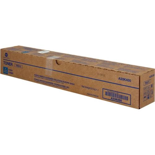 ORIGINALE Konica Minolta toner ciano A33K450 TN321C ~25000 Pagine A33K450 TN321C EAN 2200000018533