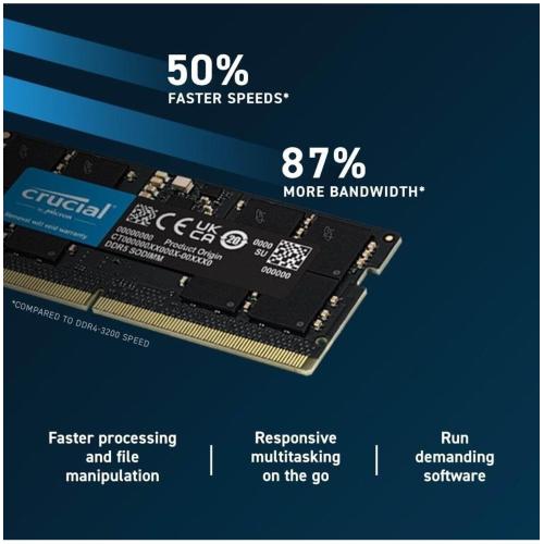 Crucial SO-DIMM DDR5-5600 32GB Kit (2x 16GB) mod. CT2K16G56C46S5