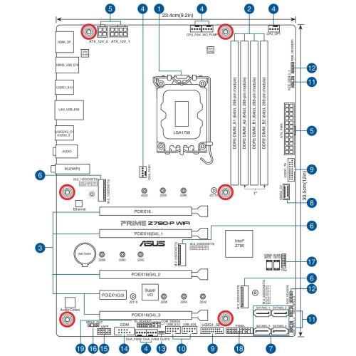 ASUS PRIME Z790-P WIFI mod. 90MB1CJ0-M1EAY0