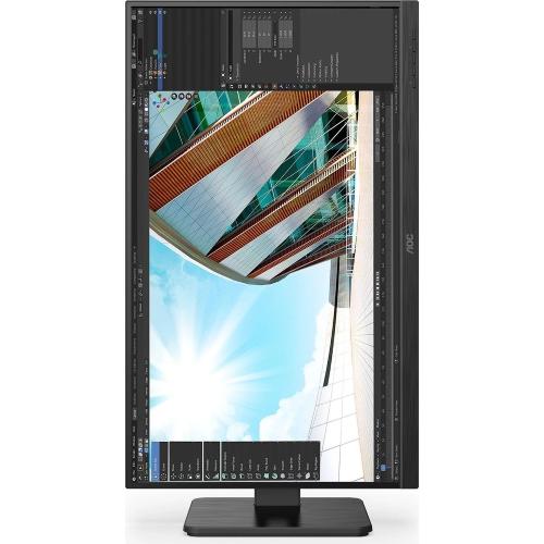 AOC U27P2 27" 4K Monitor, IPS,UHD,HDMI,DP,USB,Pivot,Spk Mod. U27P2