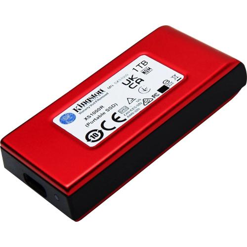Kingston XS1000 Portable SSD 1TB, USB-C 3.1, Red Mod. SXS1000R/1000G