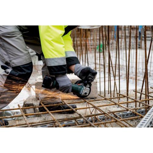 METABO W 18 L 9-125 QUICK SMERIGLIATRICE ANGOLARE A BATT. MOD. 602249840 EAN 4061792206960