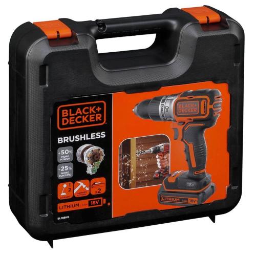 BLACK & DECKER BL188KB-QW TRAPANO AVVITATORE A PERCUSSION. MOD. BL188KB-QW EAN 5035048653364